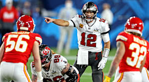 Tom Brady against the Chiefs in the Super Bowl.